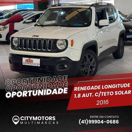 JEEP RENEGADE 1.8 16V FLEX LONGITUDE 4P AUTOMÁTICO